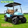 image10L0L Front Rear Fender Flares for Club Car Precedent Golf Cart with Stainless Steel Screws Set of 4Not Fit Modified Models