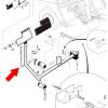 image10L0L Golf Cart Aluminum Park Brake Latch Kit InclPark Brake Rod and Pawlfit for Club Car DS ampamp Carryall GampampE 1995upOEM 101187702 1017322 10198501101187702