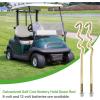 image10L0L Golf Cart Battery Hold Down Rods Kit for Club Car Precedent 20085 ampamp Up OEM103374801 103357701