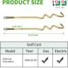 image10L0L Golf Cart Battery Hold Down Rods Kit for Club Car Precedent 20085 ampamp Up OEM103374801 103357701