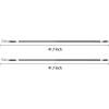 image10L0L Golf Cart Brake Cable Set for Club Car DS 2000up 42inch Brake Cable Kits Suitable for Driver ampamp Passenger Side OEM 102022101