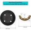 image10L0L Golf Cart Brake Drums ampamp Brake Shoes for Club Car Precedent 2004Up and DS 1995Up Replace Golf Cart Brake Maintenance Kit OEM 101791101 101823201 10603
