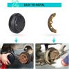 image10L0L Golf Cart Brake Drums ampamp Brake Shoes for Club Car Precedent 2004Up and DS 1995Up Replace Golf Cart Brake Maintenance Kit OEM 101791101 101823201 10603