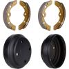 image10L0L Golf Cart Brake Drums ampamp Brake Shoes for Club Car Precedent 2004Up and DS 1995Up Replace Golf Cart Brake Maintenance Kit OEM 101791101 101823201 10603