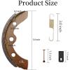image10L0L Golf Cart Brake Shoes Kit for Club Car DS ampamp Carryall 19811994 OEM 101146302 101880701 EZGO XISerial 19831986 Yamaha G1 19781980 etc