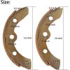 image10L0L Golf Cart Brake Shoes for Club Car DS 1995up Club Car Precedent 2004up for Yamaha G1 G2 G8 G9 for EZGO 198651996 OEM 101823201 2 Short ampamp 2 Long