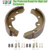 image10L0L Golf Cart Brake Shoes for Club Car DS 1995up Precedent 2004up EZGO 198651995 Yamaha G1 G2 G8 G9 OEM 101823201 1011463 23364G1 27249G01