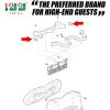 image10L0L Golf Cart Rear Seat Bag Attachment Holder Bracket Universal Bag Rack Strap Buckle Fits for Club Car Precedent 2004up Gas ampamp Electric OEM 102517001