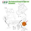 image10L0L MCOR Throttle Potentiometer for Club Car Precedent 20042011 Golf Cart Accelerator Sensor Motor Controller Output Regulator OEM 103327901 102528501