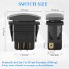 imageForward Reverse FWD REV Switch 48V for Since 1996 Electric Golf Cart Club Car DSOnwardTempoPrecedent Replacement Part 101856001 101856002 Screw Set Without Base