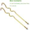 imageGolf Cart Battery Hold Down Rod with Nuts for Club Car Precedent Electric Years 20085  Up Replace OEM 103357701 103374801 2Pack
