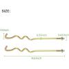 imageGolf Cart Battery Hold Down Rod with Nuts for Club Car Precedent Electric Years 20085  Up Replace OEM 103357701 103374801 2Pack