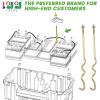 imageGolf Cart Battery Hold Down Rod with Nuts for Club Car Precedent Electric Years 20085  Up Replace OEM 103357701 103374801 2Pack