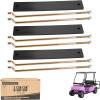image10L0L Battery Hold Down Plate Kit for Club Car DS and Carryall Electric 19982005 Golf Cart Includes Rods ampamp Nuts OEM 1013683 101090801