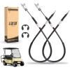 image10L0L Golf Cart Brake Cable Set for Club Car DS 2000up 42inch Brake Cable Kits Suitable for Driver ampamp Passenger Side OEM 102022101