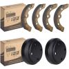 image10L0L Golf Cart Brake Drums ampamp Brake Shoes for Club Car Precedent 2004Up and DS 1995Up Replace Golf Cart Brake Maintenance Kit OEM 101791101 101823201 10603