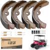 image10L0L Golf Cart Brake Shoes Kit for Club Car DS ampamp Carryall 19811994 OEM 101146302 101880701 EZGO XISerial 19831986 Yamaha G1 19781980 etc