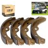 image10L0L Golf Cart Brake Shoes for Club Car DS 1995up Club Car Precedent 2004up for Yamaha G1 G2 G8 G9 for EZGO 198651996 OEM 101823201 2 Short ampamp 2 Long