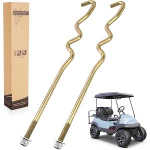 image10L0L Golf Cart Battery Hold Down Rods Kit for Club Car Precedent 20085 ampamp Up OEM103374801 103357701