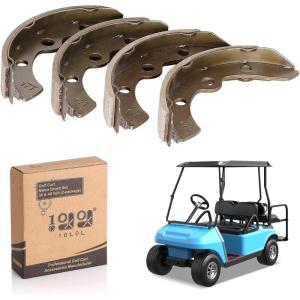 image10L0L Golf Cart Brake Shoes Replacement Brake Pads Fits Club Car 1995up DS and Precedent Golf Cart 101823201 2 Short 2 Long