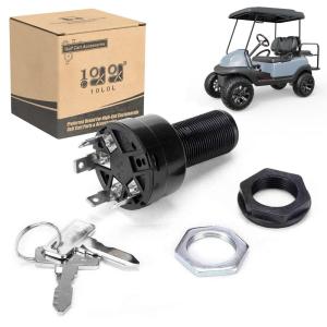 image10L0L Golf Cart Starter Ignition Key Switch for Club Car Precedent Ignition Switch Electric 2004 2 Terminal 102508601 102508601