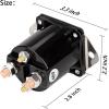 image10L0L 48 Volt Solenoid for Club Car DS 19951997 Electric4 Terminal Premium Golf Cart Solenoid Replace OEM 101807001 08761118