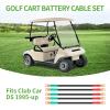 image10L0L Golf Cart Heavy Duty Battery Cables Wiring Kit 4 Gauge Fits Club Car DS Precedent Tempo Onward 36V or 48V 14 Inch 5PackStyleA