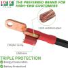 image10L0L Golf Cart Heavy Duty Battery Cables Wiring Kit 4 Gauge Fits Club Car DS Precedent Tempo Onward 36V or 48V 14 Inch 5PackStyleA
