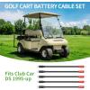 image10L0L Golf Cart Heavy Duty Battery Cables Wiring Kit 4 Gauge Fits Club Car DS Precedent Tempo Onward 36V or 48V 14 Inch 5PackStyleB