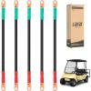 image10L0L Golf Cart Heavy Duty Battery Cables Wiring Kit 4 Gauge Fits Club Car DS Precedent Tempo Onward 36V or 48V 14 Inch 5PackStyleA