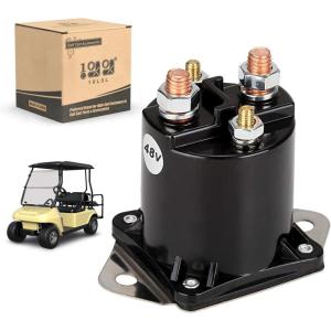 image10L0L 48 Volt Solenoid for Club Car DS 19951997 Electric4 Terminal Premium Golf Cart Solenoid Replace OEM 101807001 08761118