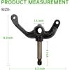 image10L0L Golf Cart Spindle Passenger Side Spindle Assembly Compatible with EZGO RXV 2008up Golf Cart Model Replace OEM 611271 610802