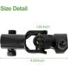 image10L0L Golf Cart Steering Yoke Shaft Intermediate Assembly for EZGO RXV 2008up Gas ampamp Electric and Electric 2Five Vehicles 608114 600333 604613
