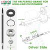 image10L0L Golf Cart Driver Side Rear Axle Shaft with Bearing Seal Kit Fits EZGO TXTMedalist Electric19942013Replace OEM 20377G11
