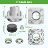 image10L0L Golf Cart Front Wheel Hub Assembly with Hub BearingOil SealDust Cover for EZGO PDSampampTXTMedalist Gas ampamp Electric 200152013Replace OEM 70895G01L44643Pack of 2