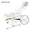 image10L0L Steering Gear Box Assembly for 19942000 EZGO TXT Medalist Express Shuttle Refresher Workhorse ST Series Golf Cart OEM 70314G01 70314G02 70723G02