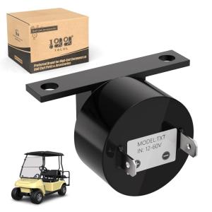 image10L0L Golf Cart Reverse Buzzer Beeper Intermittent Fits EZGO TXT GampampE 199608 Golf Cart Replaeces 73290G01