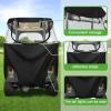 image10L0L Golf Cart Driving Enclosures 2 Passenger for Club Car DS ampamp Precedent 4Sided Clear Window and Oxford Cloth Snow Golf Cart Rain Covers All Weather Waterproof Windproof