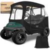 image10L0L Golf Cart Driving Enclosures 2 Passenger for Club Car DS ampamp Precedent 4Sided Clear Window and Oxford Cloth Snow Golf Cart Rain Covers All Weather Waterproof Windproof