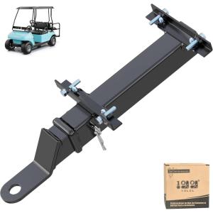 image10L0L Heavy Duty Golf Cart Trailer Hitch Kit with 2quot Receiver  Under Rear SeatFootrest Mount Universal Fit for Yamaha EZGO Club Car  Easy Installation