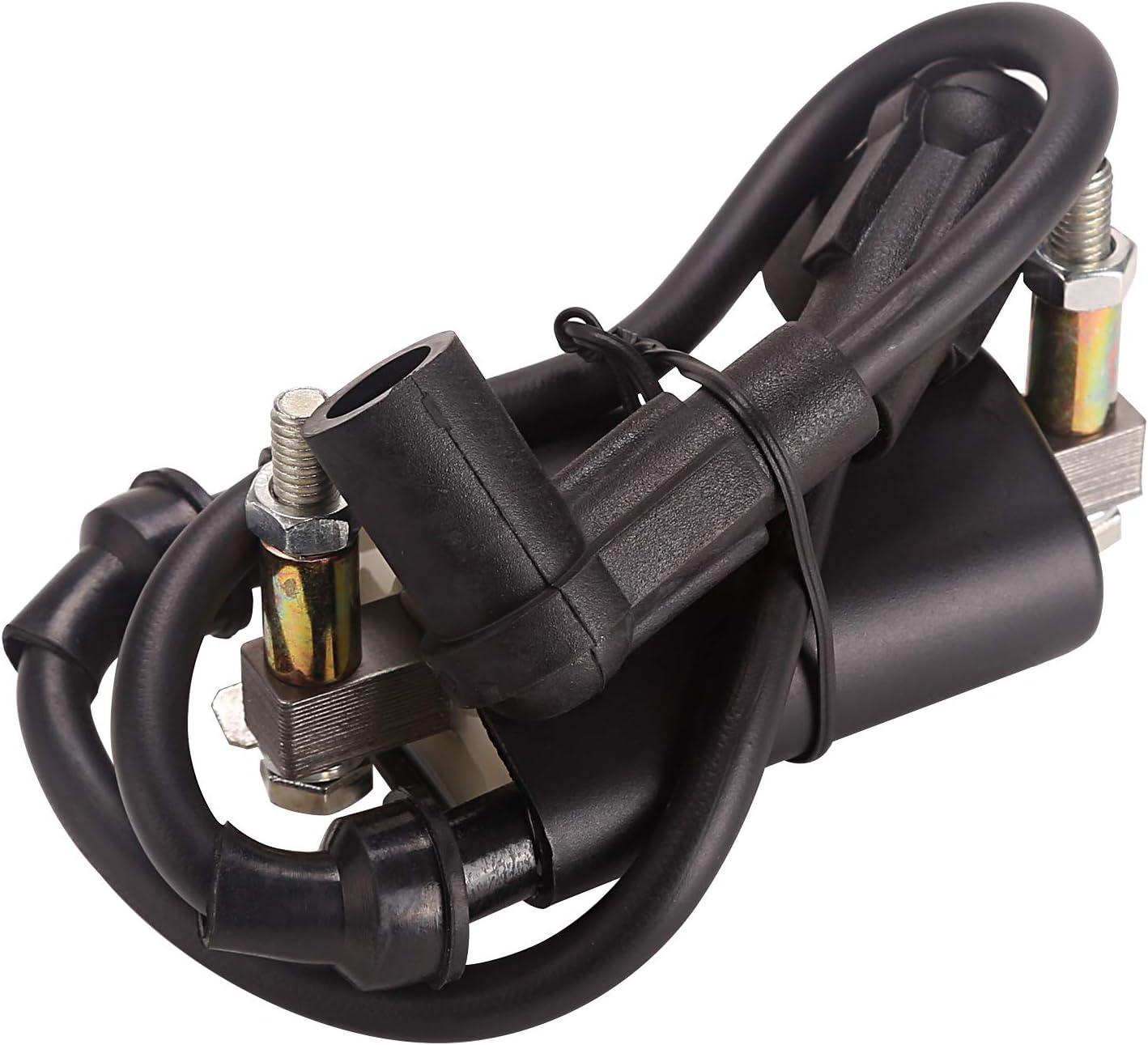 image10L0L Golf Cart EZGO Dual Ignition Coil with Spark Plugs for EZGO 4Cycle 19912002 PreMCI EngineRobin 295CC Robin 350CC Gas Models OEM 26652G01EPIGC103