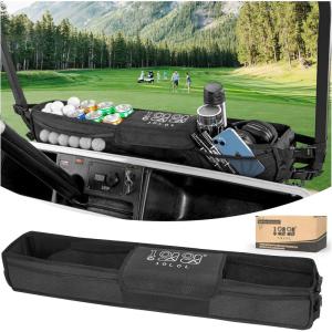 image10L0L Universal Golf Cart Basket NoDrilling Front Inner Dash Organizer for Yamaha EZGO ampamp Club Car HeavyDuty 1680D Oxford Fabric Dash Tray with Reinforced PE Support FrameFor Ezgo Txt RxvClub Car PrecedentYamaha