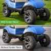 image10L0L 4PCS Golf Cart Fender Flares for Yamaha G29 EZGO TXTRXV Club Car DSPrecedent  Heavy Duty ABS Plastic Mud Guards with Reflectors ampamp Stainless Steel HardwareFor Yamaha G29  Drive 20072016