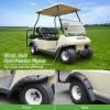image10L0L 4PCS Golf Cart Fender Flares for Yamaha G29 EZGO TXTRXV Club Car DSPrecedent  Heavy Duty ABS Plastic Mud Guards with Reflectors ampamp Stainless Steel HardwareFor Club Car DS 1993  UP