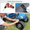 image10L0L 4PCS Golf Cart Fender Flares for Yamaha G29 EZGO TXTRXV Club Car DSPrecedent  Heavy Duty ABS Plastic Mud Guards with Reflectors ampamp Stainless Steel HardwareFor Yamaha G29  Drive 20072016