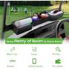 image10L0L Golf Cart Storage Basket  Heavy Duty Front Dash Organizer for EZGO TXTRXV ampamp Club Car DSPrecedent  Steel Metal Utility Tray with 4 Secure Compartments Drilling RequiredFor EZGO TXTRXV