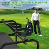 image10L0L No Drilling Golf Cart Bag Holder Universal Adjustable Rear Seat Bag Attachment for 22 Seater with 1 Square Metal Frame Not for Plastic Stainless Steel Bracket Fits YamahaEZGO Club Car