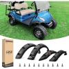 image10L0L 4PCS Golf Cart Fender Flares for Yamaha G29 EZGO TXTRXV Club Car DSPrecedent  Heavy Duty ABS Plastic Mud Guards with Reflectors ampamp Stainless Steel HardwareFor Yamaha G29  Drive 20072016