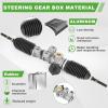 image10L0L Golf Cart Steering Gear Box Assembly Replaces Part OEM 601500 618329 for EZGO RXV 2008Up Gas and Electric Carts Whit 2 Pcs Tie Rod Ends Steering Rack Gear Box Assembly