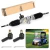 image10L0L Golf Cart Steering Gear Box Assembly Replaces Part OEM 601500 618329 for EZGO RXV 2008Up Gas and Electric Carts Whit 2 Pcs Tie Rod Ends Steering Rack Gear Box Assembly